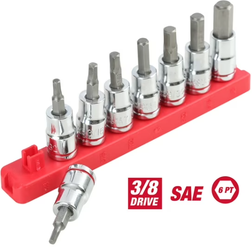Hyper Tough 9-Piece SAE Hex Socket Set with 3/8-Inch Drive Deal