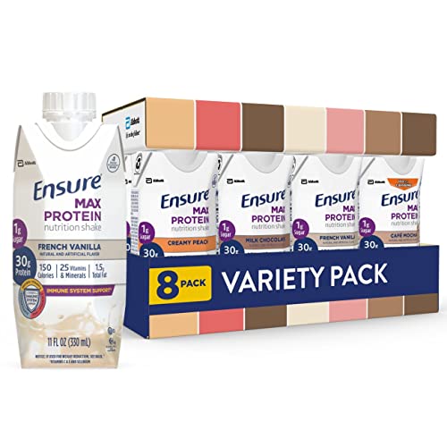Ensure Max Protein Nutrition Shake 8-Pack 11-Oz Variety Pack Deal