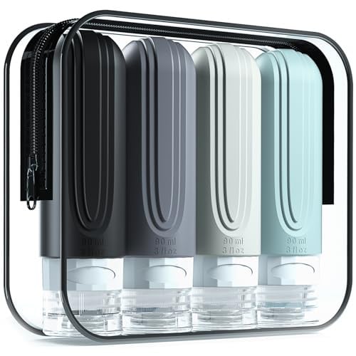 Mrsdry 4-Pack Travel Bottles for Toiletries Deal
