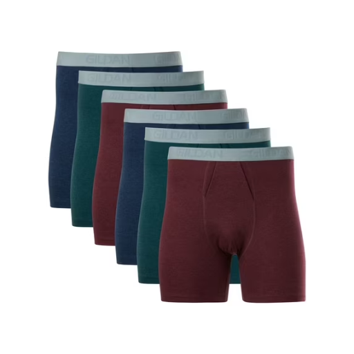 Gildan SoftStyle Men's Boxer Briefs 6-Pack