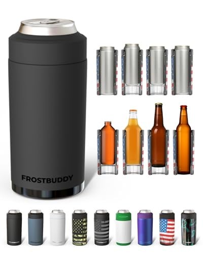 Frost Buddy Can Cooler - Fits All 12 & 16 oz Cans or Slim Bottles Deal