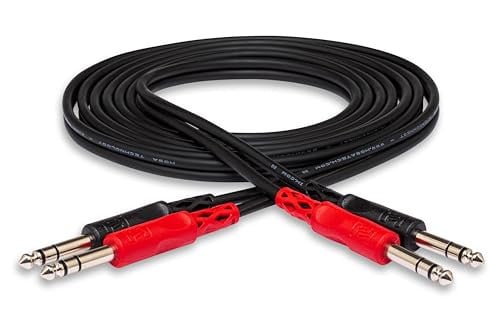 Hosa CSS-204 Dual 1/4 Inch TRS to Same Stereo Interconnect Cable, 13.1 Feet Deal
