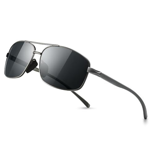 SUNGAIT Ultra Lightweight Rectangular UV400 Polarized Sunglasses Deal