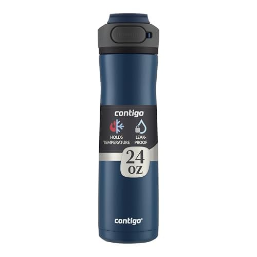 Contigo Cortland Chill 2.0 Blueberry Stainless Steel Water Bottle 2 x 24-Oz Deal