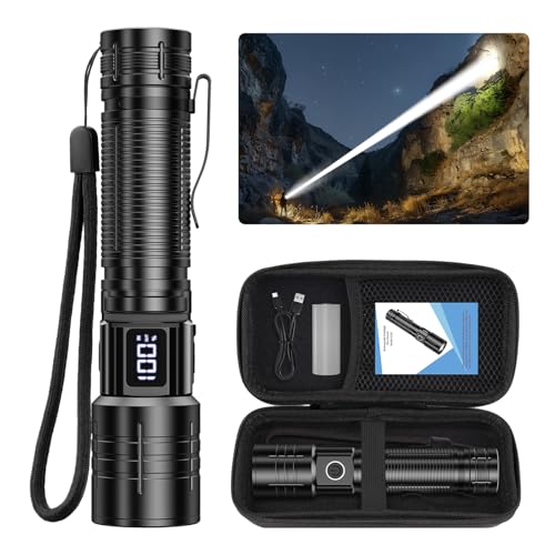 AdamStar LED Rechargeable Flashlight w/ Zoomable Beam, 3000mAh & USB-C Charging Deal