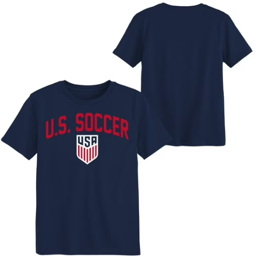 USA Men's Logo Soccer Tee (Navy) Deal