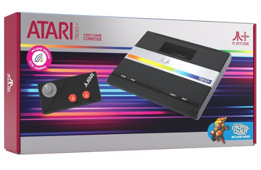 Official Atari 7800+ Console & Wireless Controller