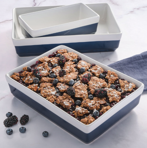 Martha Stewart 3 Piece Stoneware Bakeware Set