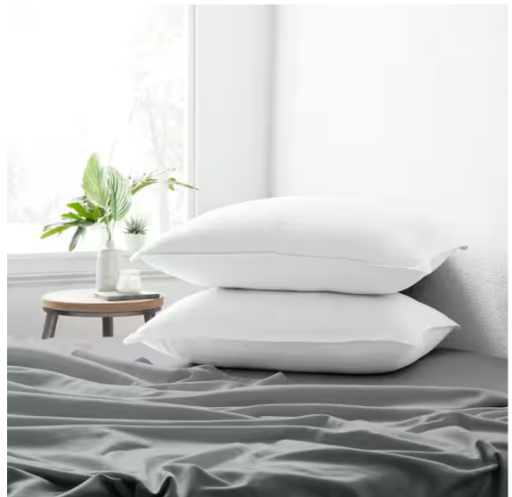 Becky Cameron Plush Down Alternative Gel-Fiber Queen Pillows 2-Pack