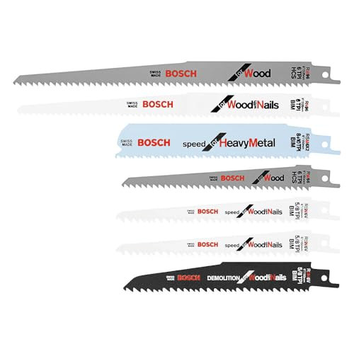 Bosch RAP7PK 7-Piece Reciprocating Saw Blade Set