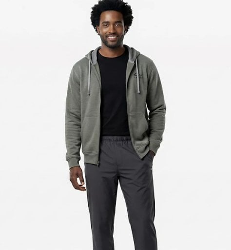 BCG Men's Performance Fleece Open Leg Pants