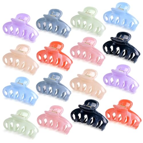 Hair Claw Clips 16-Pack