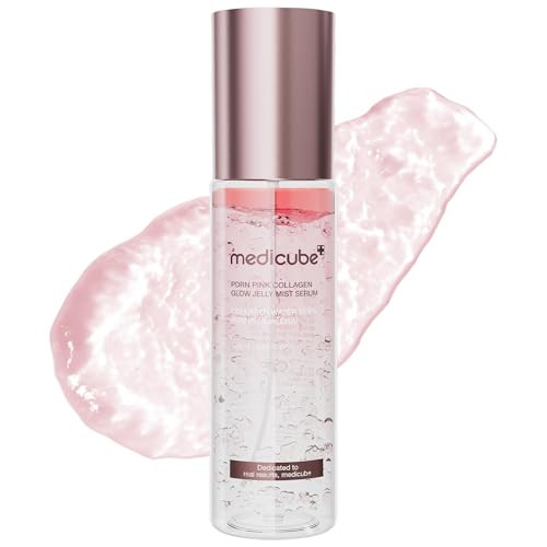 Medicube Pink PDRN Collagen Jelly Mist Serum 3.38-Oz