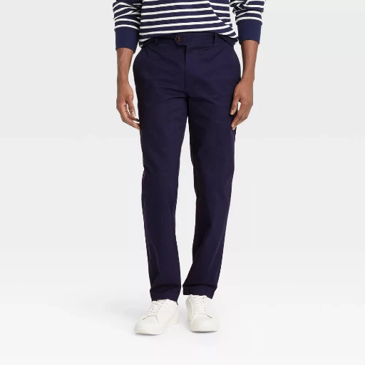 Houston White Adult Straight Trousers