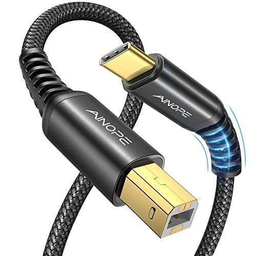 AINOPE 6.6ft USB-C Printer Cable