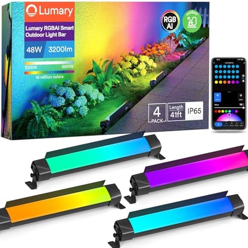 Lumary Smart RGBIC Floodlights Landscape Lights Deal