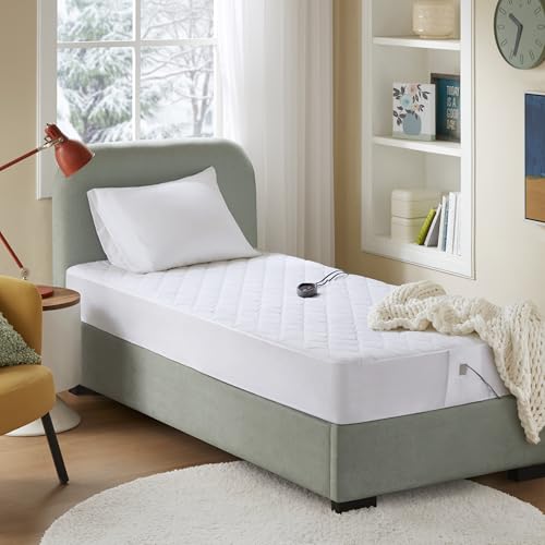 Beautyrest Cotton Blend Quilted Heated Mattress Pad w/ 5-Setting Controller Twin XL Deal
