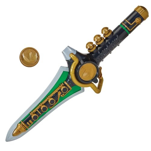 13" Mighty Morphin Power Rangers Role Play Toy (Green Ranger Dragon Dagger)