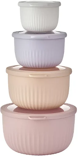 The Big One 4-Piece Nesting Bowls & Lids Set