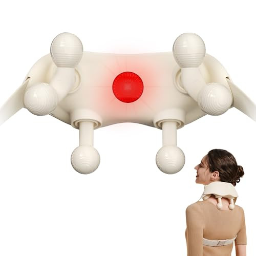 Cordless Shiatsu Neck and Shoulder Massager with Heat  