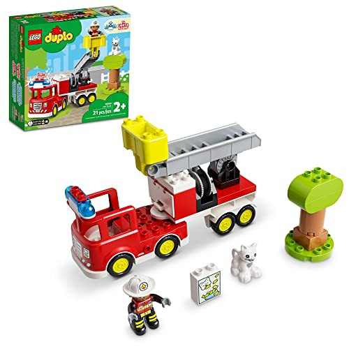 LEGO DUPLO Town Fire Truck 10969 Building Toy Set (21-Piece)