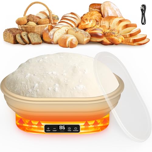 2L Electric Heated Sourdough Bread Proofing Basket