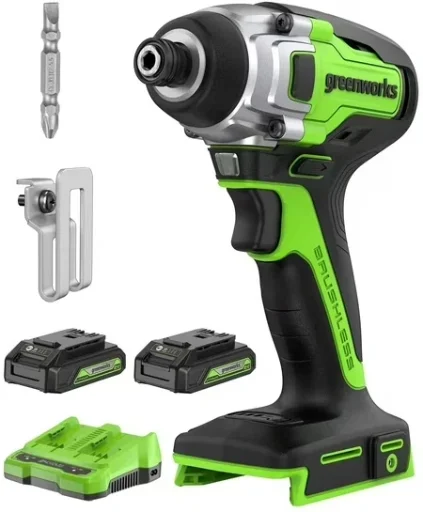 Greenworks 24V Big Boy Impact Driver Kit Deal