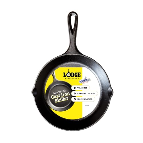 Lodge Pre-Seasoned Cast-Iron Skillet 8"