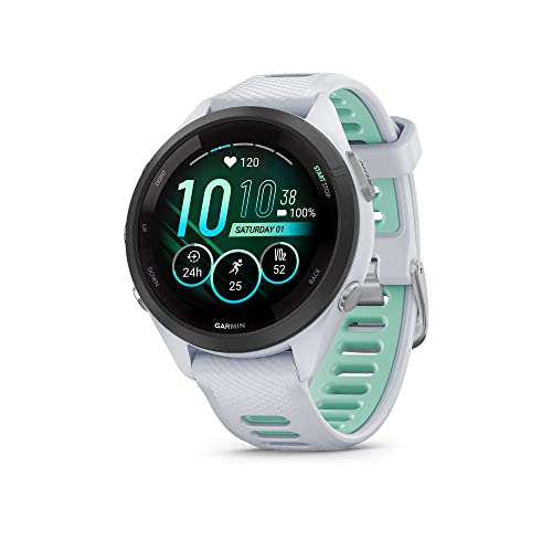 Garmin Forerunner 265S Running Smartwatch 42mm Whitestone/Neo Tropic Deal
