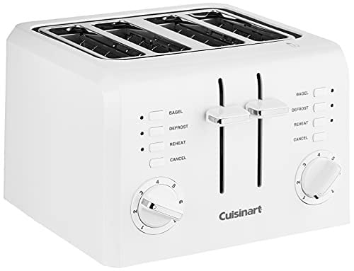 Cuisinart 4-Slice Wide-Slot Toaster, White Deal