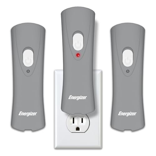 Energizer Auto-On LED Flashlights Rechargeable (3-Pack)