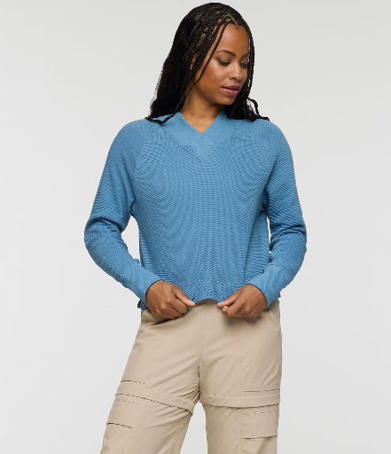 Cotopaxi Women's Atajo Long-Sleeve Waffle V-Neck Shirt (2 Colors)  Deal