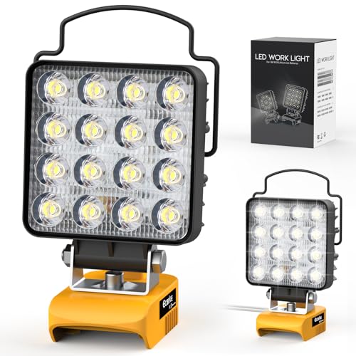 Ecarke Adjustable 112W LED Work Light for DeWALT 20V Batteries (Tool Only)