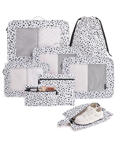LIGHT FLIGHT 8 Set Packing Cubes for Travel Deal