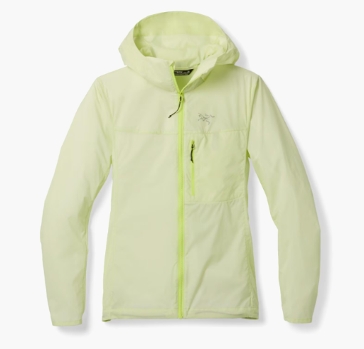 Arc'teryx Women's Squamish Hoody Jacket Shincha Yellow