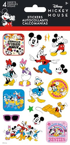 Mickey and Friends Standard 4 Sheet Stickers