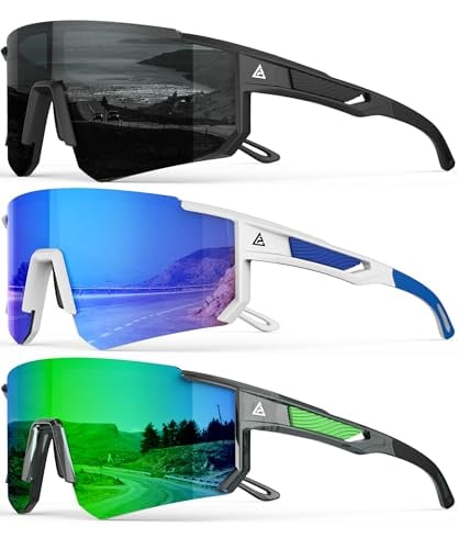 QALLY Polarized Sports Sunglasses for Men Women, UV400 Protection Deal