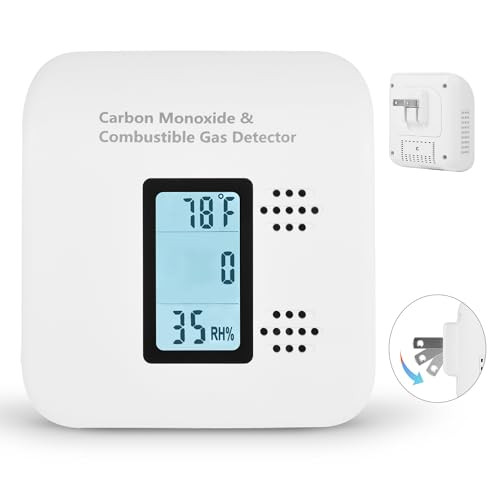 Carbon Monoxide Detectors Plug CO+GAS