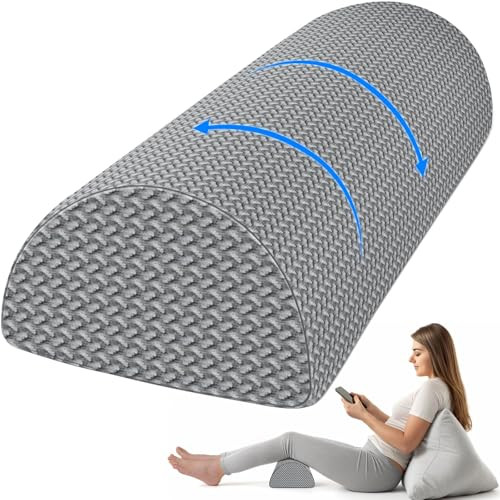 Knee Pillow for Back Sleeping Memory Foam