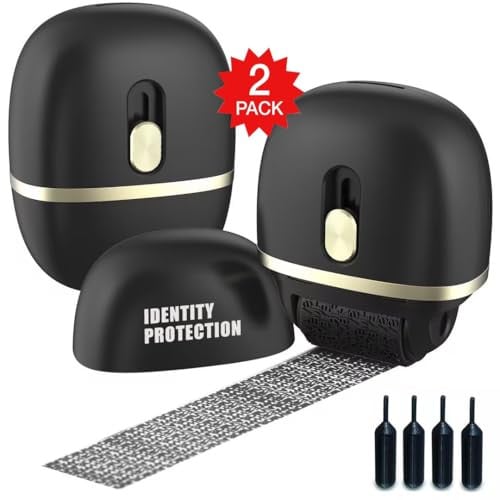 Identity Protection Roller Stamps 2 Pack Deal