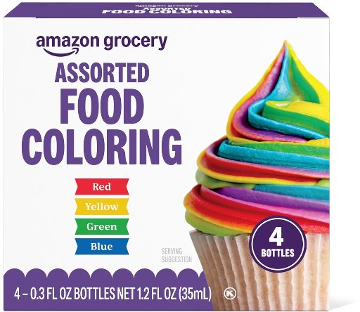 Assorted Food Coloring 1.2 Fl Oz