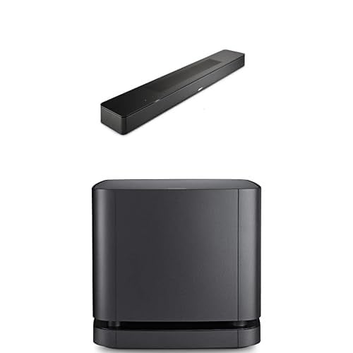 Bose Smart Dolby Atmos Soundbar with Voice Control and Amazon Alexa Built-in, Black Bass Module 500 Deal
