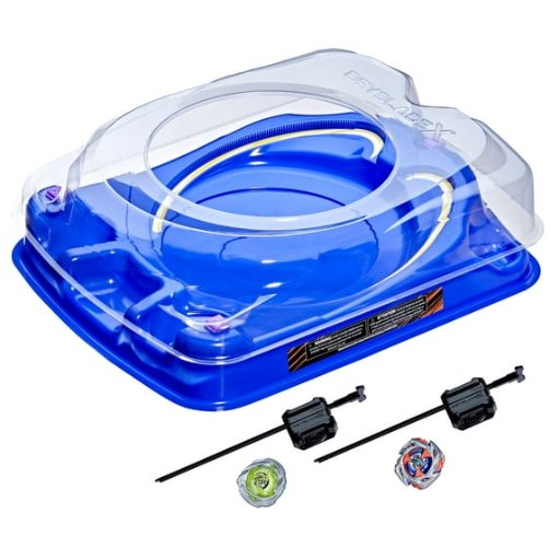 Beyblade X Drop Attack Battle Set w/ Beystadium & 2 Spinning Battling Top Toys