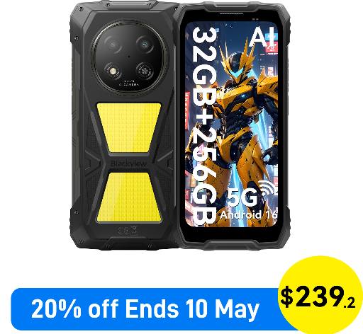 Blackview ROCK 2 Pro 5G AI Rugged Smartphone Deal