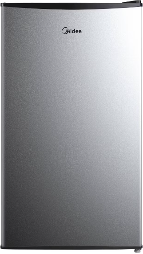Midea 3.3 cu ft Mini Dorm Refrigerator with Freezer Silver Deal