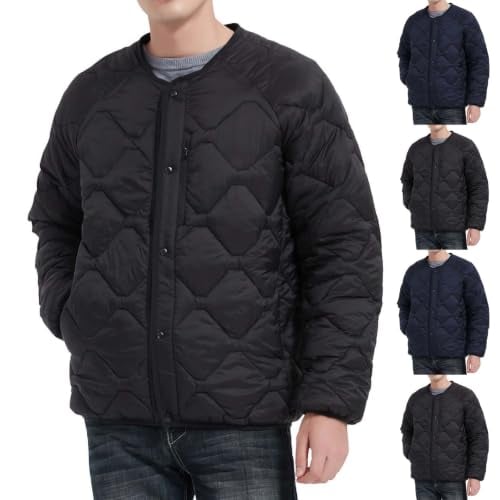 Snap Front Puffer Jacket