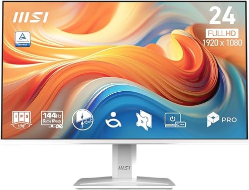 MSI PRO MP243W E14 24-inch IPS 1920 x 1080 (FHD) Computer Monitor, 144Hz Deal