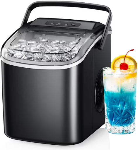 Simzlife 26 lbs 24H Countertop Ice Maker Machine