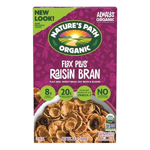 Nature's Path Organic Flax Plus Raisin Bran Cereal 14 oz Deal