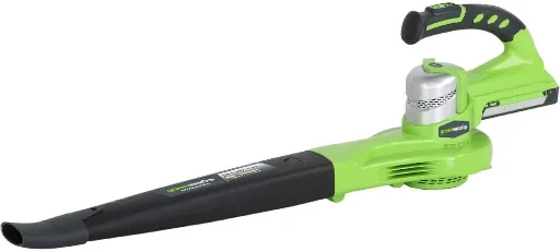 Greenworks 24V Cordless 135 CFM Leaf Blower with 2Ah Battery & Charger Deal